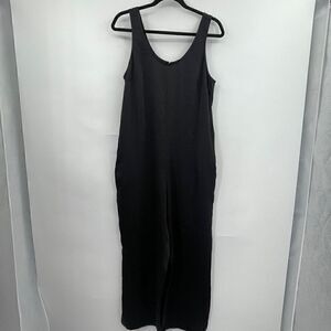 Universal Standard Women's Sleeveless Scoop Neck Black Jumpsuit Size 2XS
